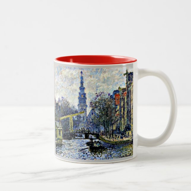 Tasse 2 Couleurs Monet : Canal à Amsterdam (Droit)