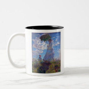 Tasse 2 Couleurs Monet France Impressionniste Personnes Femme avec
