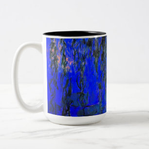 Tasse 2 Couleurs Monet Lys d'eau et Branches de saules de pleurs