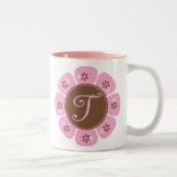 Monogramme Brown et rose T