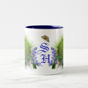 TASSE 2 COULEURS MONOGRAMME DE BLUEBELL