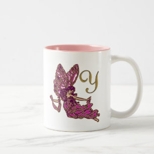 Tasse 2 Couleurs Monogramme féerique de Y