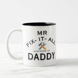 TASSE 2 COULEURS MONSIEUR PROBLÈME À PAPA