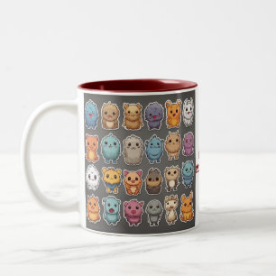 Tasse 2 Couleurs Monstres