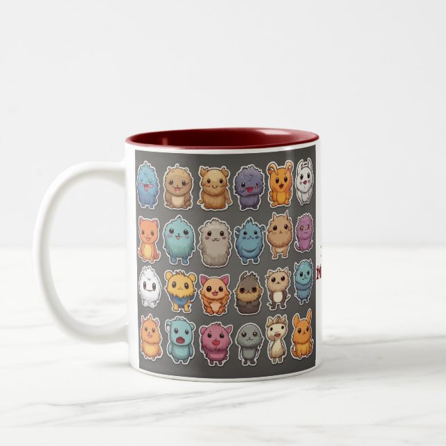 Tasse 2 Couleurs Monstres (Gauche)