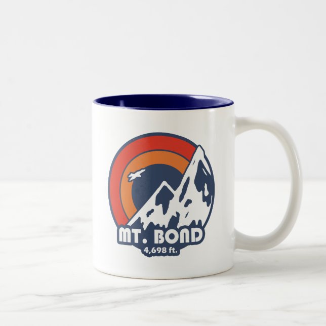 Tasse 2 Couleurs Mont Bond New Hampshire Sun Eagle (Droit)