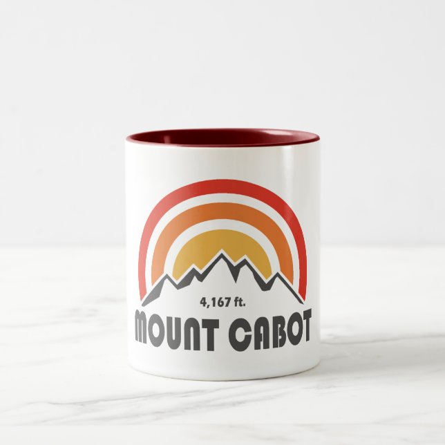 Tasse 2 Couleurs Mont Cabot New Hampshire (Centre)