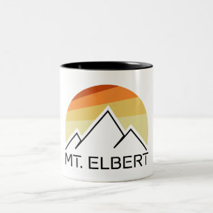 Tasse 2 Couleurs Mont Elbert Colorado Retro