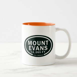 Tasse 2 Couleurs Mont Evans 24 000 M Colorado Rocky Mountain