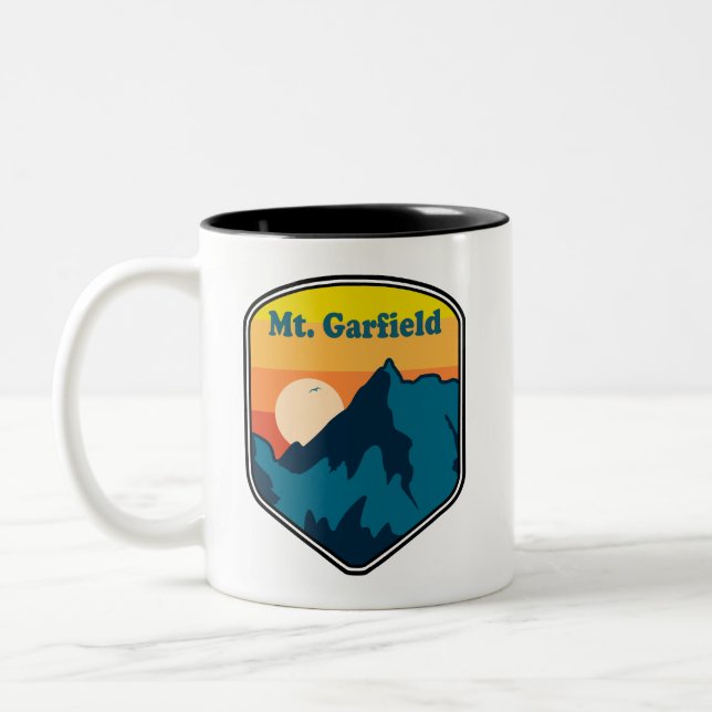 Tasse 2 Couleurs Mont Garfield New Hampshire Sunrise (Gauche)