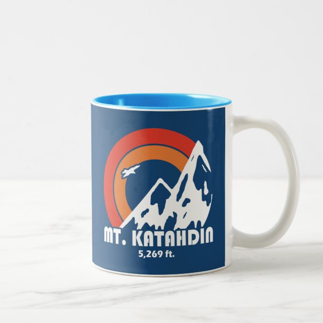 Tasse 2 Couleurs Mont Katahdin Sun Eagle (Droit)