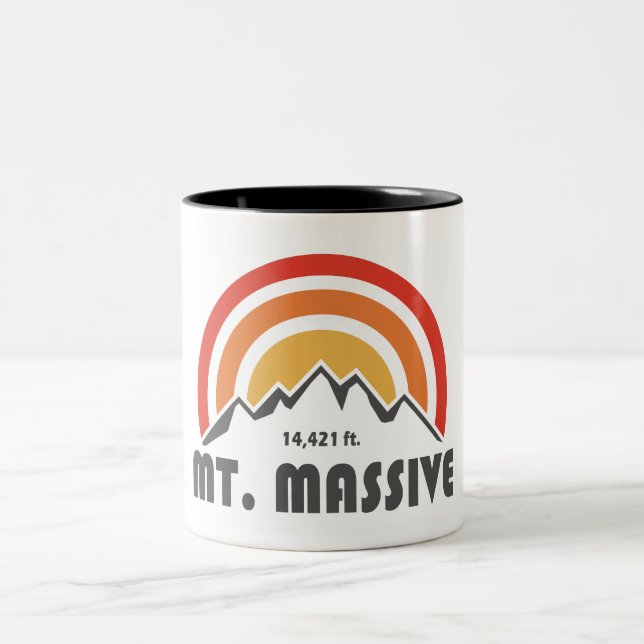 Tasse 2 Couleurs Mont Massive (Centre)