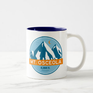 Tasse 2 Couleurs Mont Osceola New Hampshire Étoiles Lune