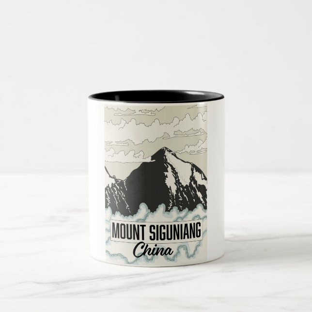 Tasse 2 Couleurs Mont Siguniang Chine (Centre)