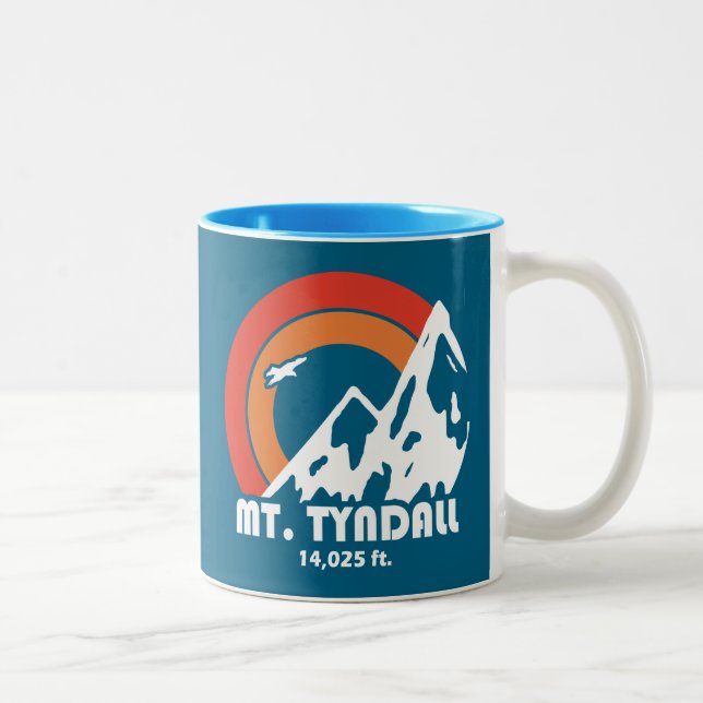 Tasse 2 Couleurs Mont Tyndall California Sun Eagle (Droit)
