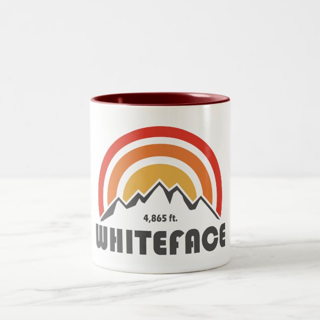 Tasse 2 Couleurs Mont Whiteface (Centre)
