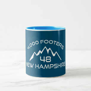 Tasse 2 Couleurs Montagne New Hampshire 4000 pieds