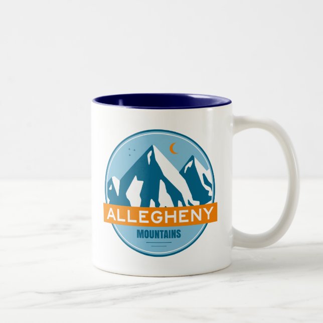 Tasse 2 Couleurs Montagnes Allegheny (Droit)