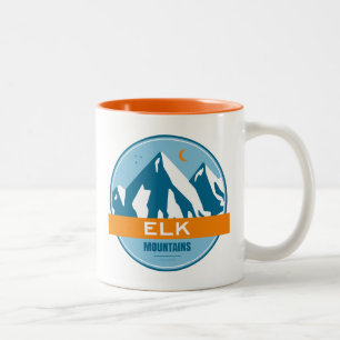 Tasse 2 Couleurs Montagnes Elk Colorado