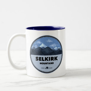 Tasse 2 Couleurs Montagnes Selkirk Colombie-Britannique Camping