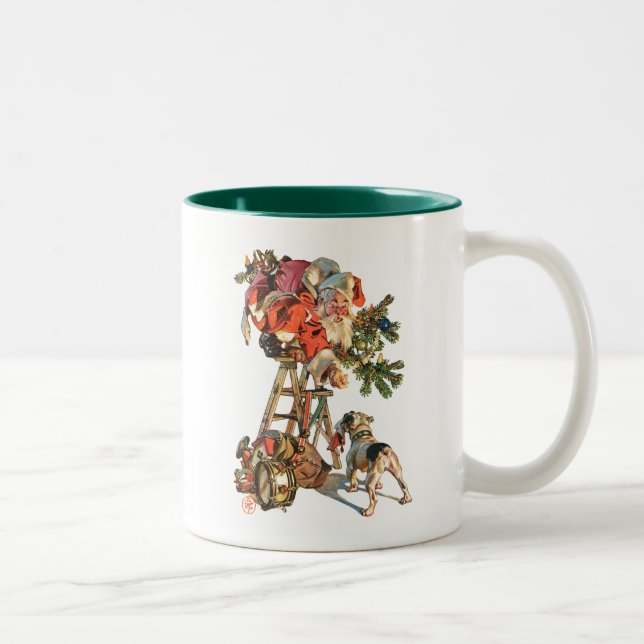 Tasse 2 Couleurs Monter une échelle (Droit)
