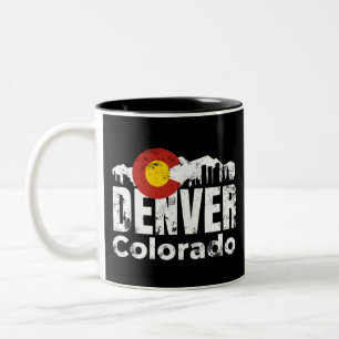 Tasse 2 Couleurs Monts Denver Colorado