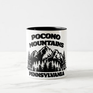 Tasse 2 Couleurs Monts Pocono Pennsylvanie