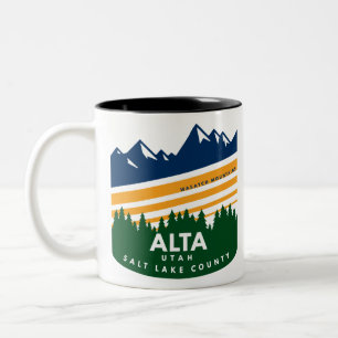 Tasse 2 Couleurs Monts Wasatch Alta Utah