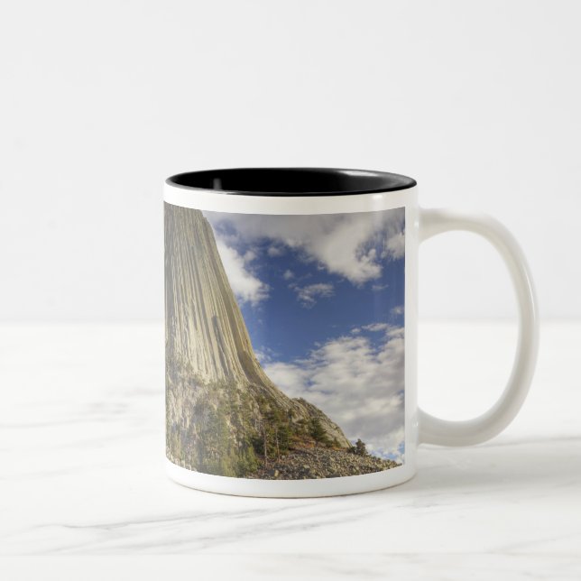 Tasse 2 Couleurs Monument national de Devils Tower (Droit)
