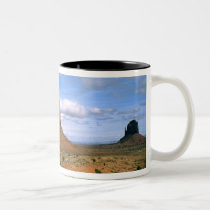 Tasse 2 Couleurs Monument Valley coloré mitaines en Utah USA