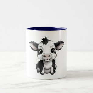 Tasse 2 Couleurs ☕ 🐄 "Moo-ment of Zen" 🐄 de vaches ☕