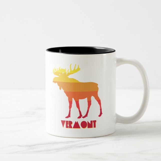 Tasse 2 Couleurs Moose du Vermont (Droit)