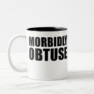 Tasse 2 Couleurs Morbide Obtuse La nouveauté Drôle