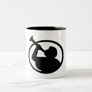 Tasse 2 Couleurs Mormon Angel Mormoni (Symbole du mormonisme)
