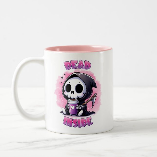 Tasse 2 Couleurs Mort à l'intérieur (Gauche)