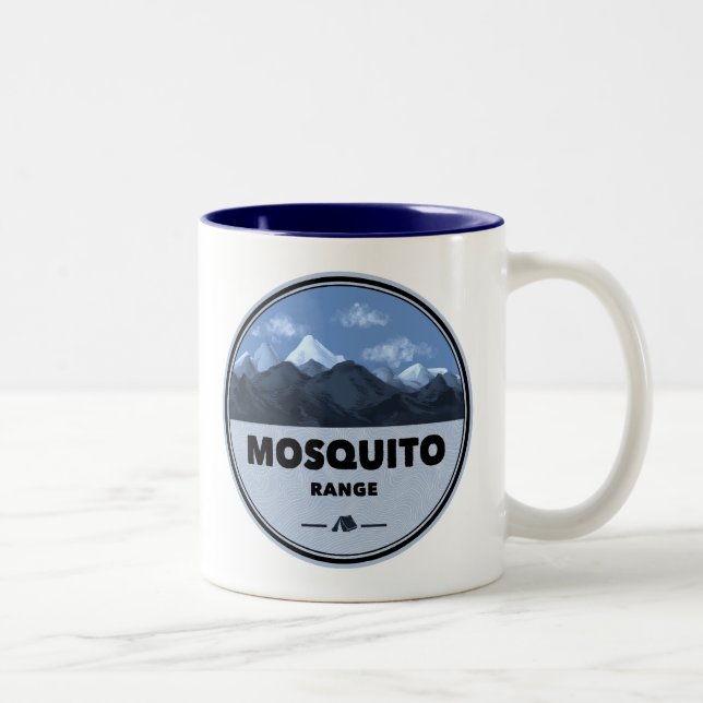 Tasse 2 Couleurs Mosquito Range Colorado Camping (Droit)