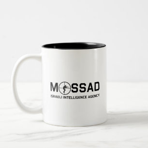 Tasse 2 Couleurs Mossad - Agence de renseignement israélienne - IDF