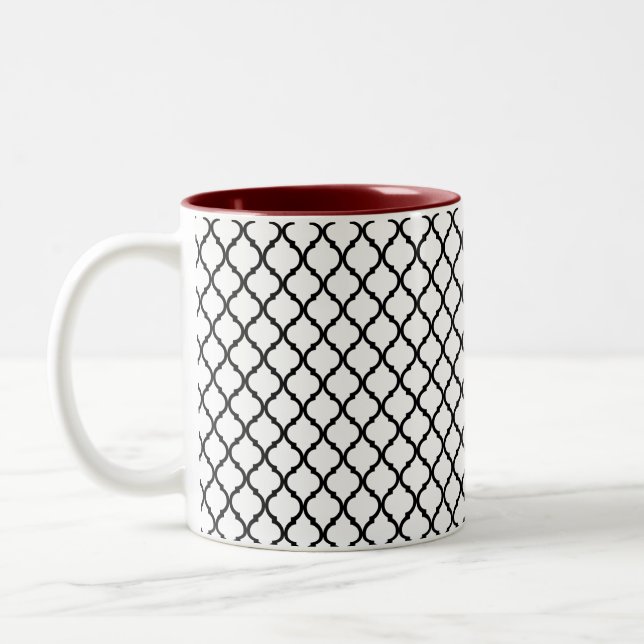 Tasse 2 Couleurs Motif arabe (Gauche)