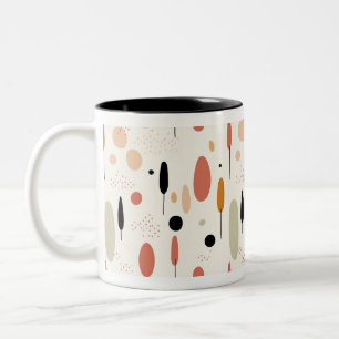Tasse 2 Couleurs Motif Boho Abstrait minimaliste