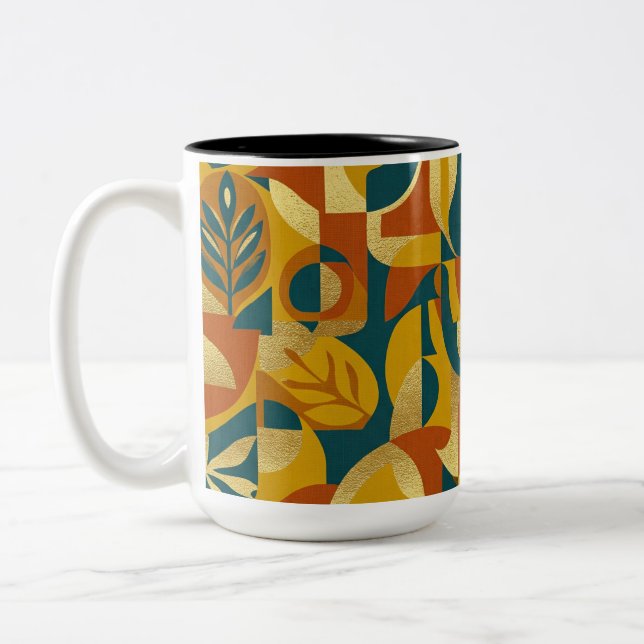 Tasse 2 Couleurs Motif botanique (Gauche)