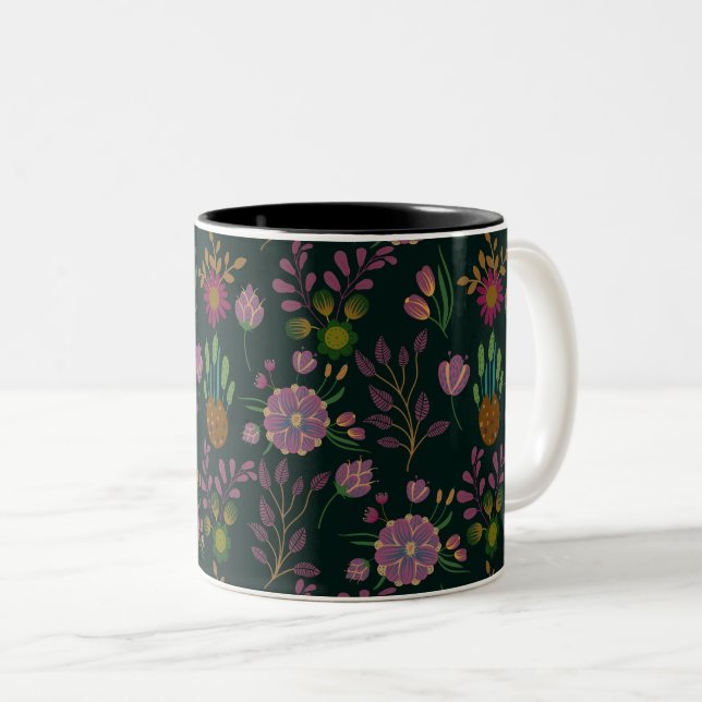 Tasse 2 Couleurs Motif cool (Devant droit)
