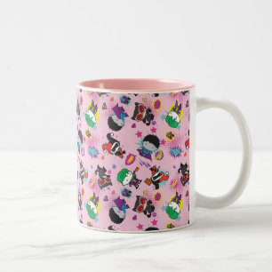 Tasse 2 Couleurs Motif d'action Chibi Super Villain