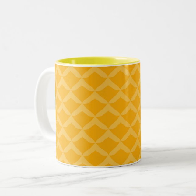 Tasse 2 Couleurs Motif d'ananas... (Devant gauche)