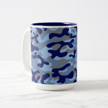 Motif de camouflage bleu et marine