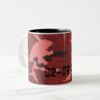 Motif de camouflage rouge