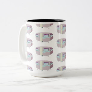 Tasse 2 Couleurs Motif de camping-car