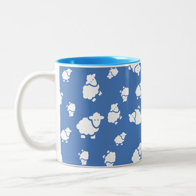 Tasse 2 Couleurs motif de dessins animés (Gauche)