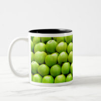 Motif de fruits frais à la pomme verte arrière - p