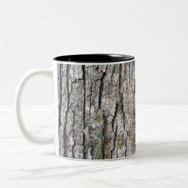 Tasse 2 Couleurs Motif d'écorce de chêne (Gauche)