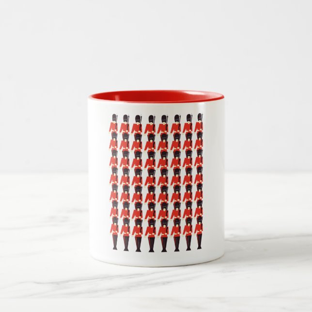 Tasse 2 Couleurs Motif des soldats de la Garde Queens (Centre)